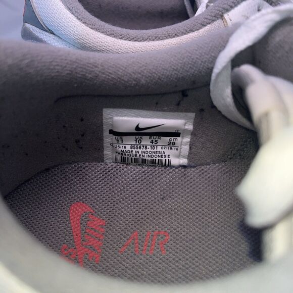 Nike Eric Koston Max SB Summit White Gray Red Mens Size 11 Style 855678-101 - Picture 12 of 15